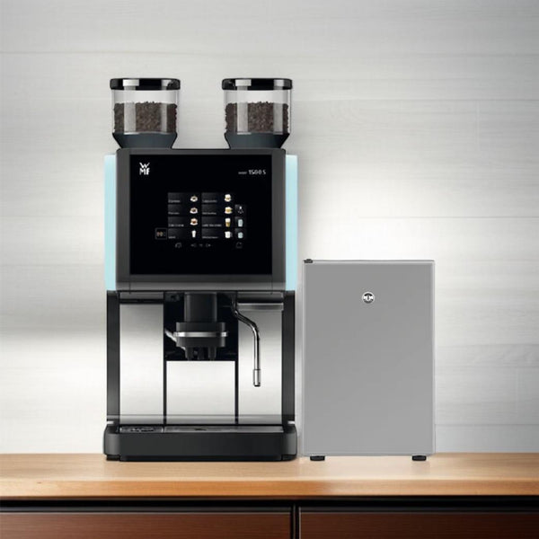 WMF 1500S Fresh Milk Coffee Machine with side fridge
