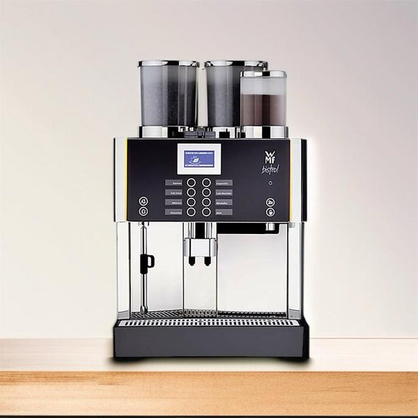 WMF Bistro Bean to Cup Coffee Machine Powdered Milk & Chocolate
